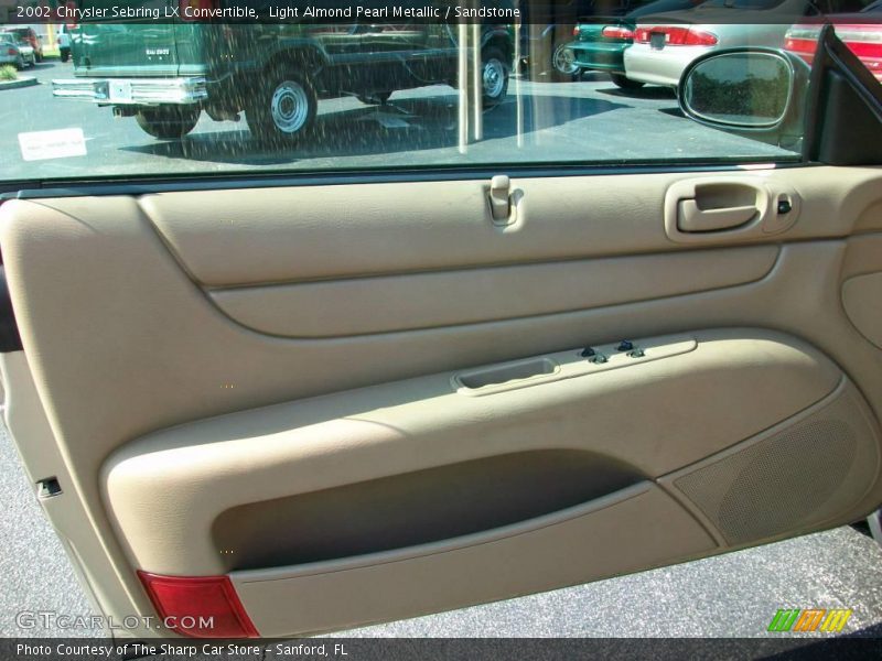 Light Almond Pearl Metallic / Sandstone 2002 Chrysler Sebring LX Convertible