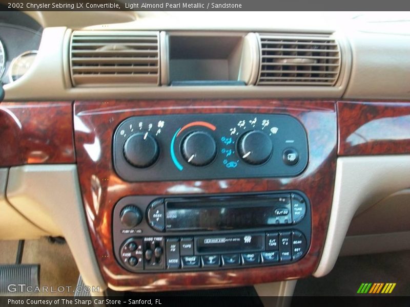 Light Almond Pearl Metallic / Sandstone 2002 Chrysler Sebring LX Convertible