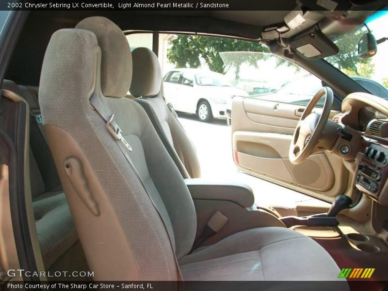 Light Almond Pearl Metallic / Sandstone 2002 Chrysler Sebring LX Convertible