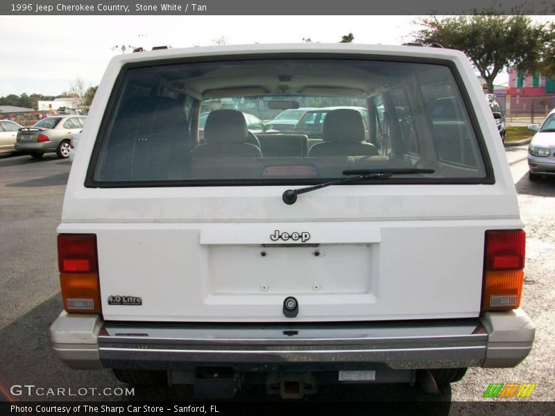 Stone White / Tan 1996 Jeep Cherokee Country