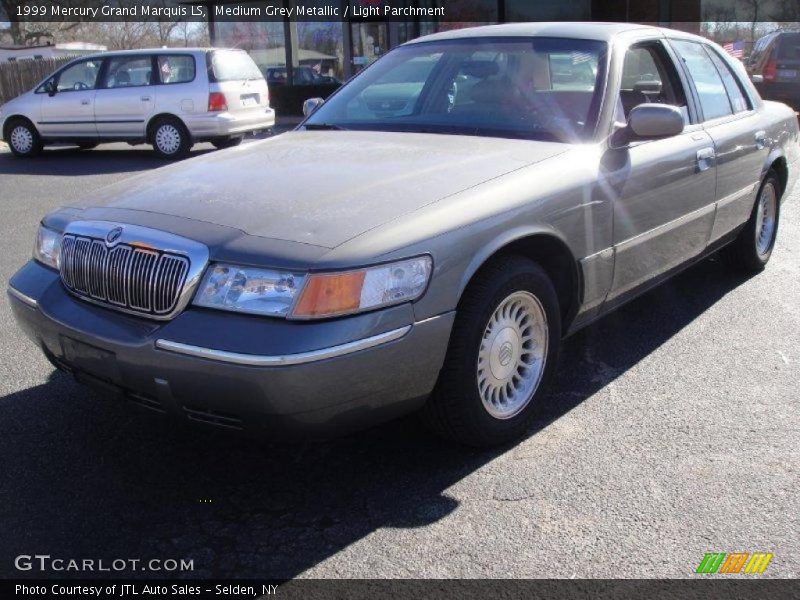 Medium Grey Metallic / Light Parchment 1999 Mercury Grand Marquis LS