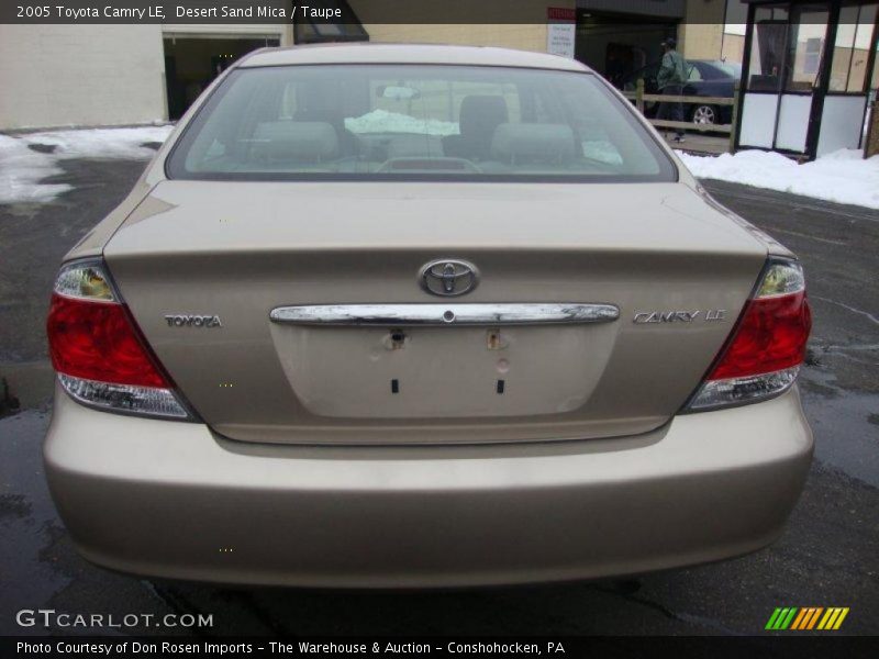 Desert Sand Mica / Taupe 2005 Toyota Camry LE