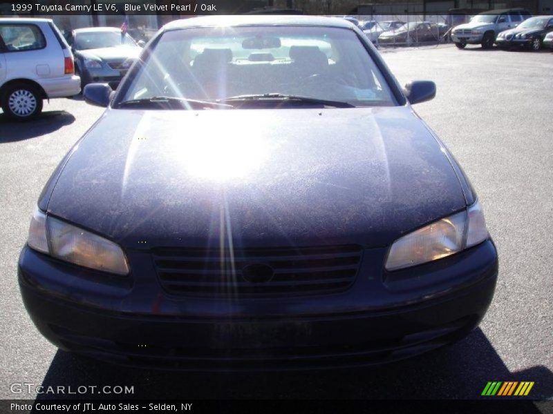 Blue Velvet Pearl / Oak 1999 Toyota Camry LE V6