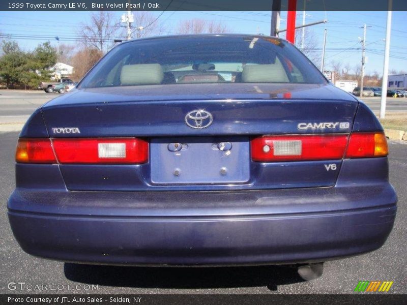 Blue Velvet Pearl / Oak 1999 Toyota Camry LE V6