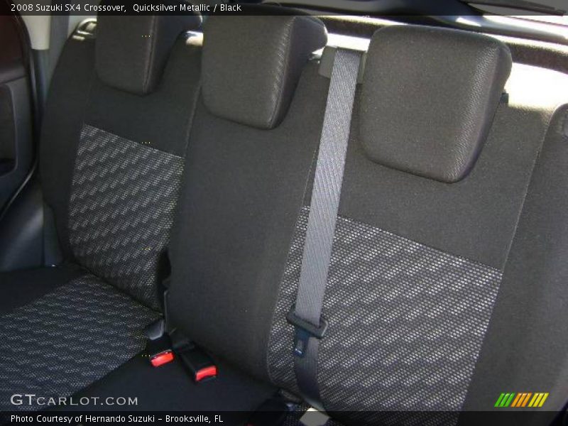 Quicksilver Metallic / Black 2008 Suzuki SX4 Crossover