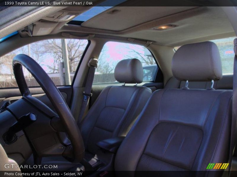 Blue Velvet Pearl / Oak 1999 Toyota Camry LE V6