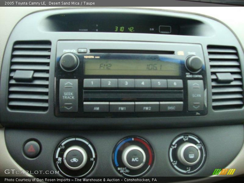 Desert Sand Mica / Taupe 2005 Toyota Camry LE
