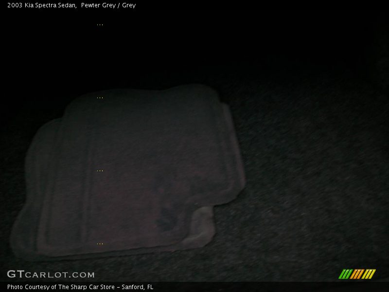 Pewter Grey / Grey 2003 Kia Spectra Sedan