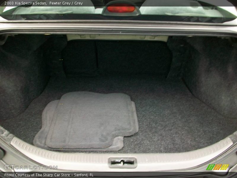Pewter Grey / Grey 2003 Kia Spectra Sedan