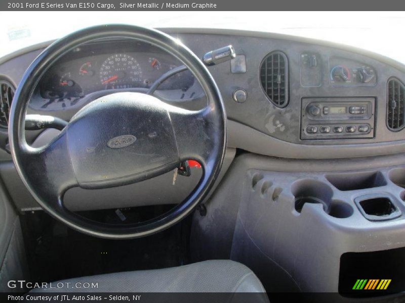 Silver Metallic / Medium Graphite 2001 Ford E Series Van E150 Cargo