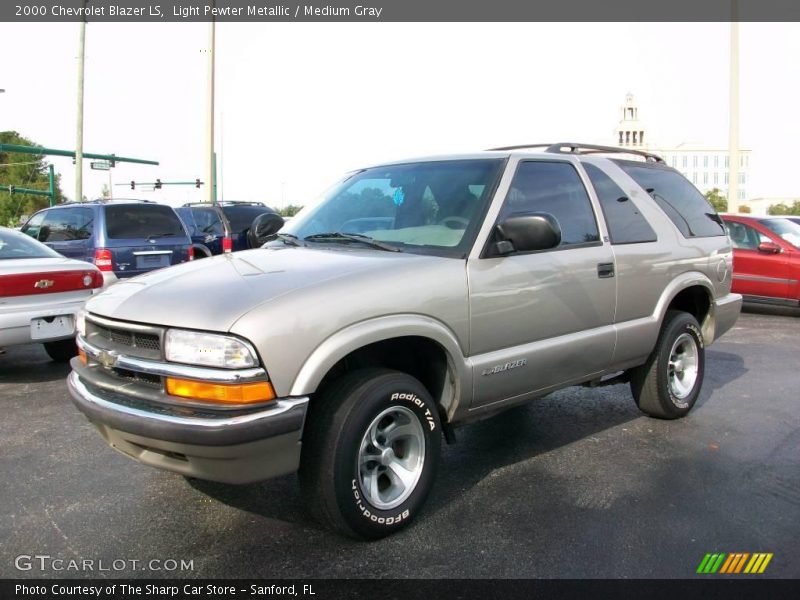 Light Pewter Metallic / Medium Gray 2000 Chevrolet Blazer LS