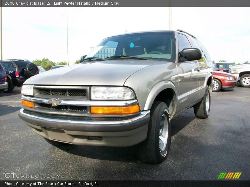 Light Pewter Metallic / Medium Gray 2000 Chevrolet Blazer LS