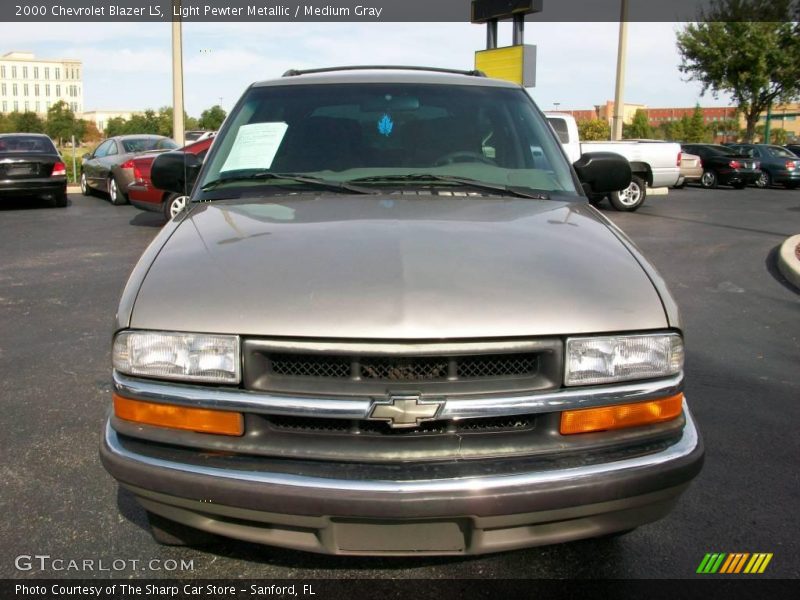 Light Pewter Metallic / Medium Gray 2000 Chevrolet Blazer LS
