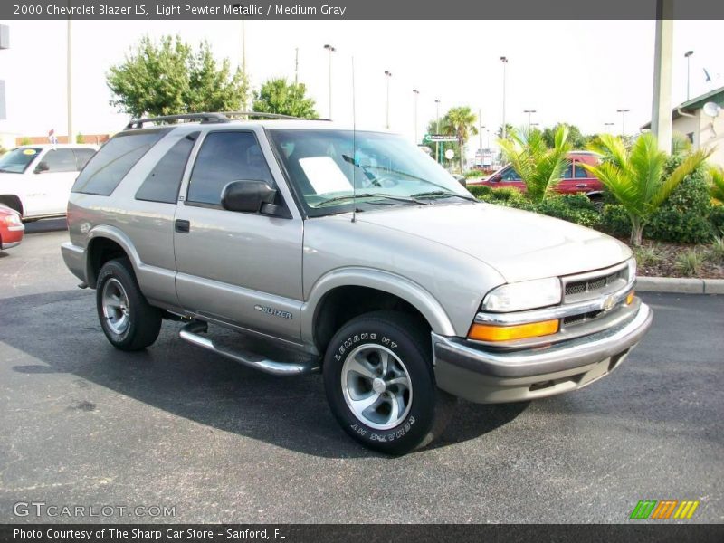 Light Pewter Metallic / Medium Gray 2000 Chevrolet Blazer LS