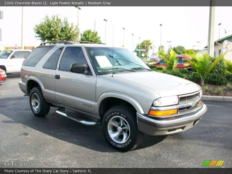 Light Pewter Metallic / Medium Gray 2000 Chevrolet Blazer LS