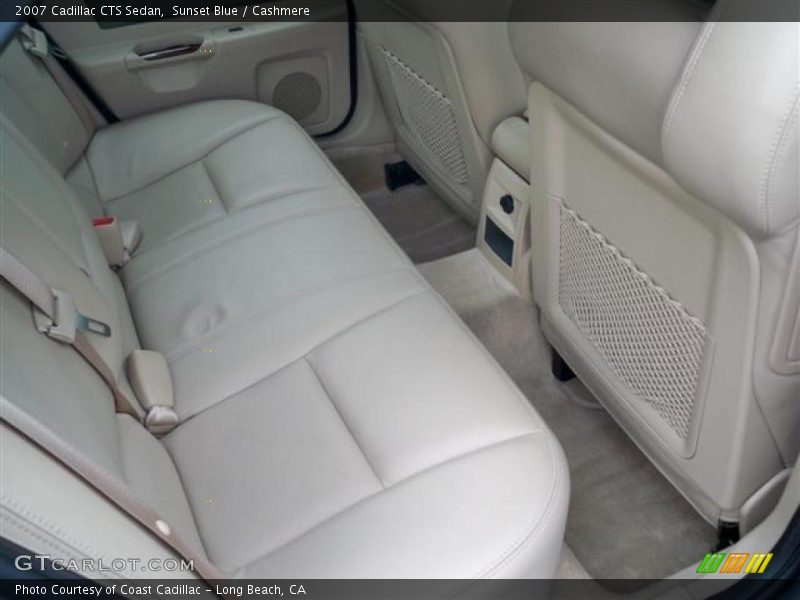 Sunset Blue / Cashmere 2007 Cadillac CTS Sedan
