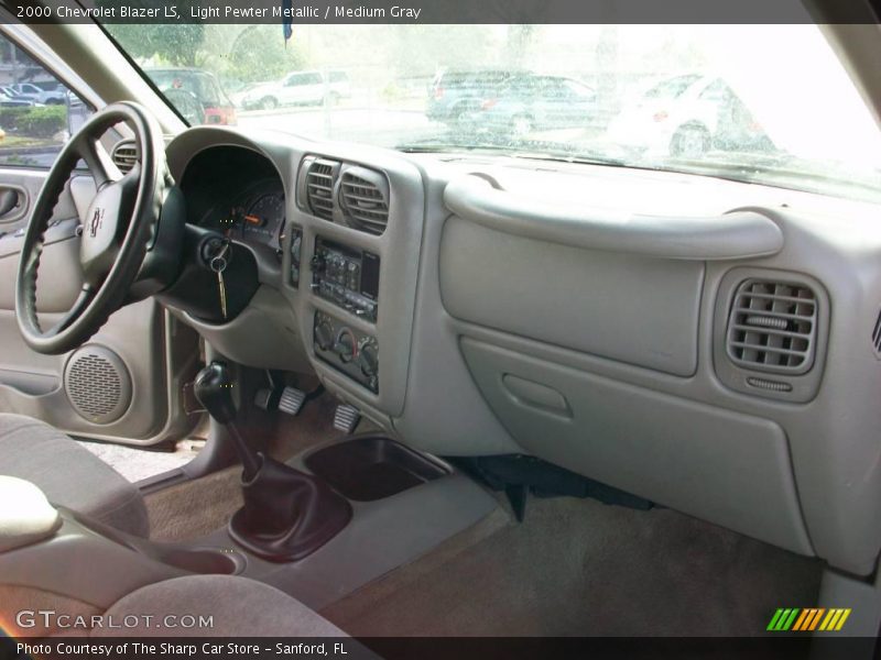 Light Pewter Metallic / Medium Gray 2000 Chevrolet Blazer LS