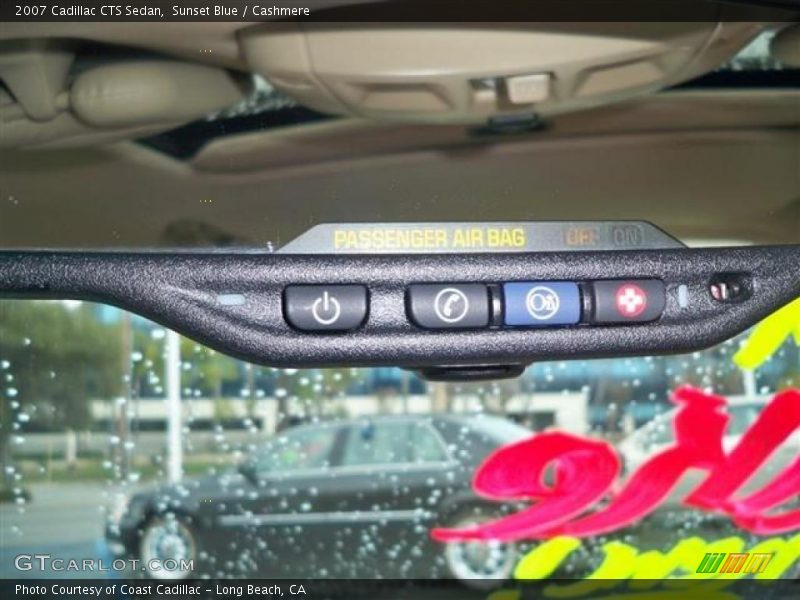 Sunset Blue / Cashmere 2007 Cadillac CTS Sedan