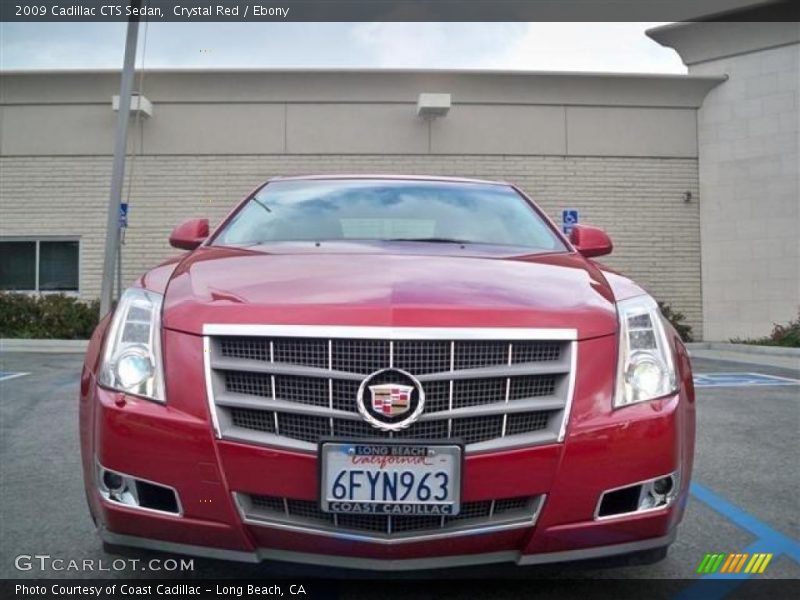 Crystal Red / Ebony 2009 Cadillac CTS Sedan