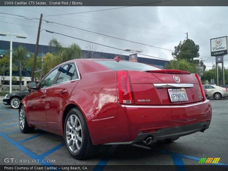 Crystal Red / Ebony 2009 Cadillac CTS Sedan