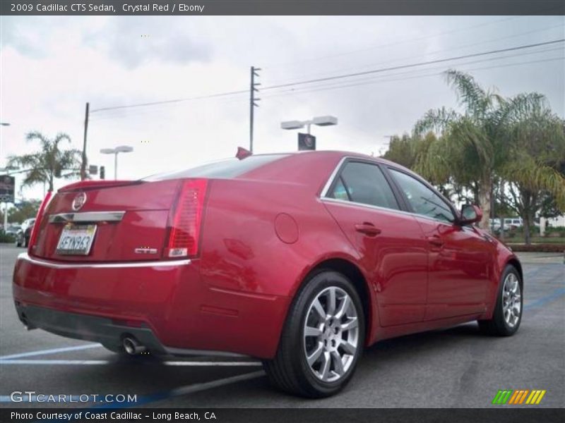 Crystal Red / Ebony 2009 Cadillac CTS Sedan