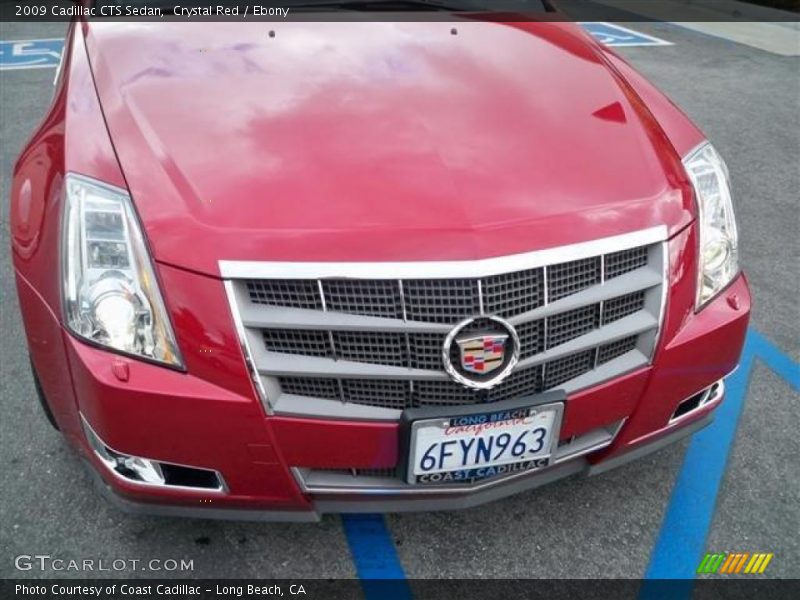 Crystal Red / Ebony 2009 Cadillac CTS Sedan
