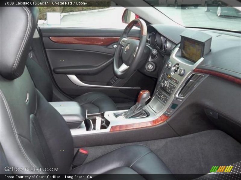 Crystal Red / Ebony 2009 Cadillac CTS Sedan