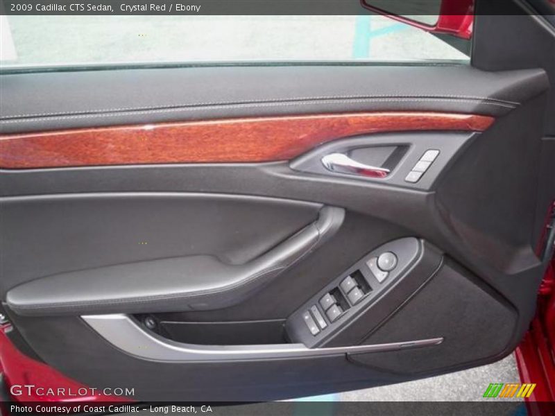 Crystal Red / Ebony 2009 Cadillac CTS Sedan