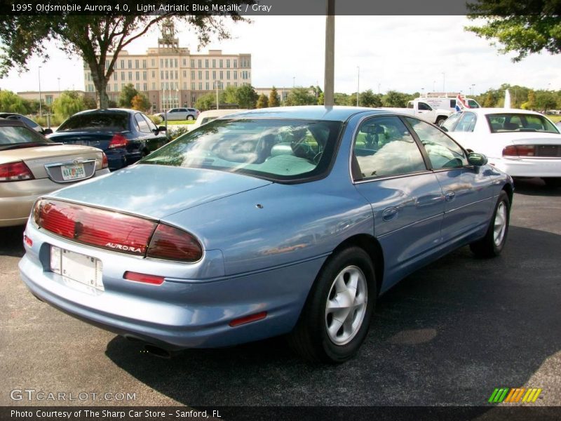 Light Adriatic Blue Metallic / Gray 1995 Oldsmobile Aurora 4.0