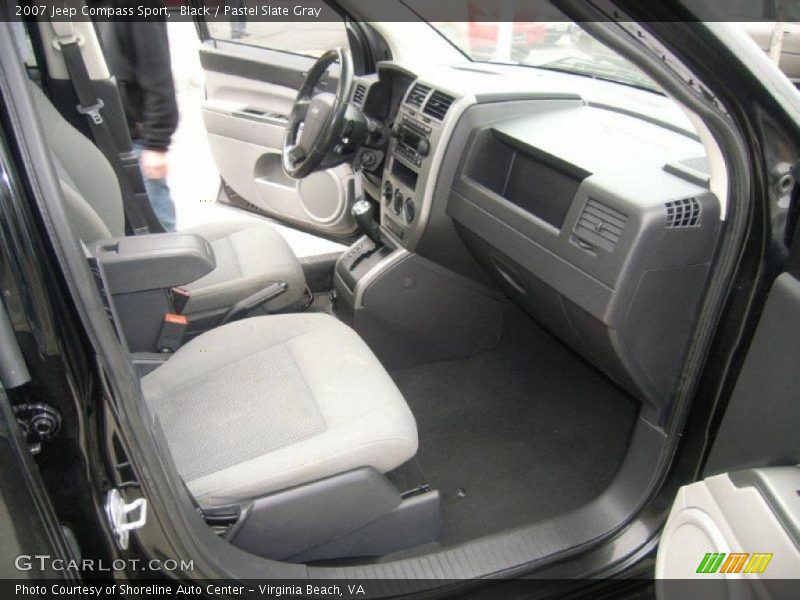 Black / Pastel Slate Gray 2007 Jeep Compass Sport