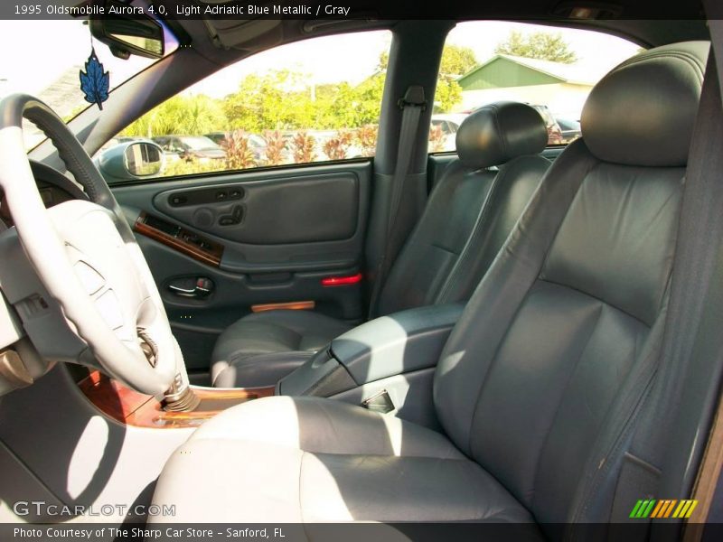 Light Adriatic Blue Metallic / Gray 1995 Oldsmobile Aurora 4.0