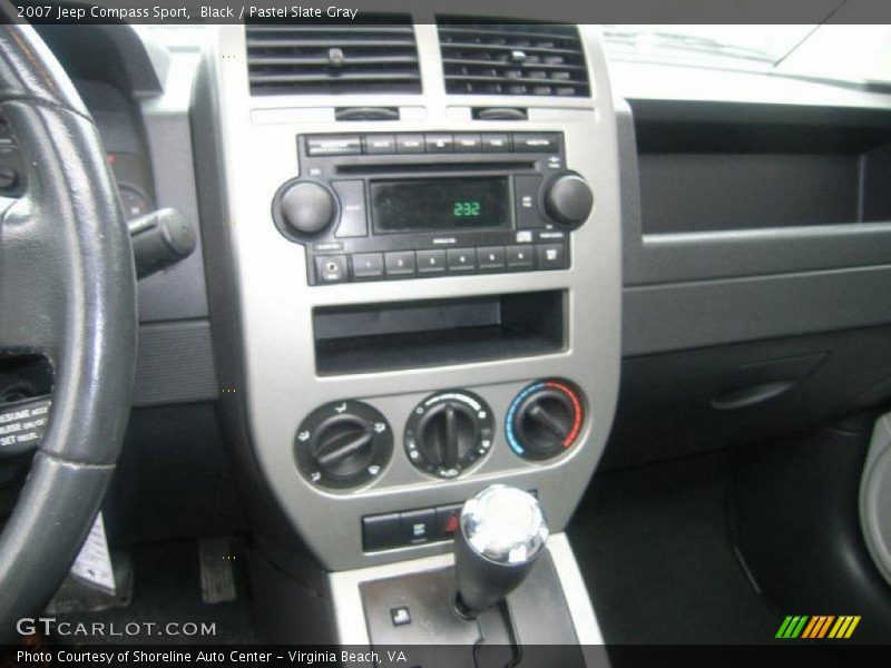 Black / Pastel Slate Gray 2007 Jeep Compass Sport