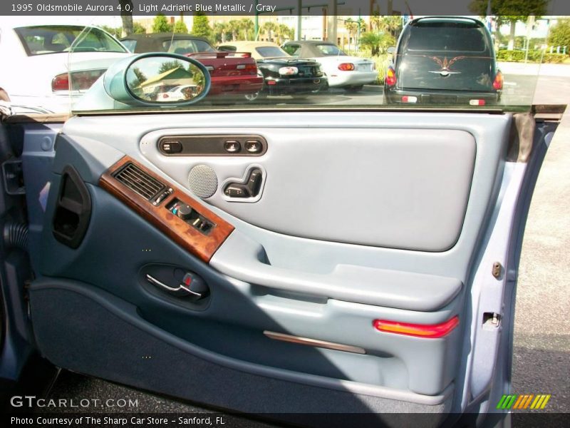 Light Adriatic Blue Metallic / Gray 1995 Oldsmobile Aurora 4.0