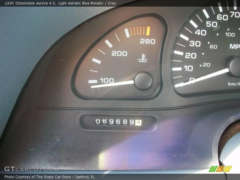 Light Adriatic Blue Metallic / Gray 1995 Oldsmobile Aurora 4.0