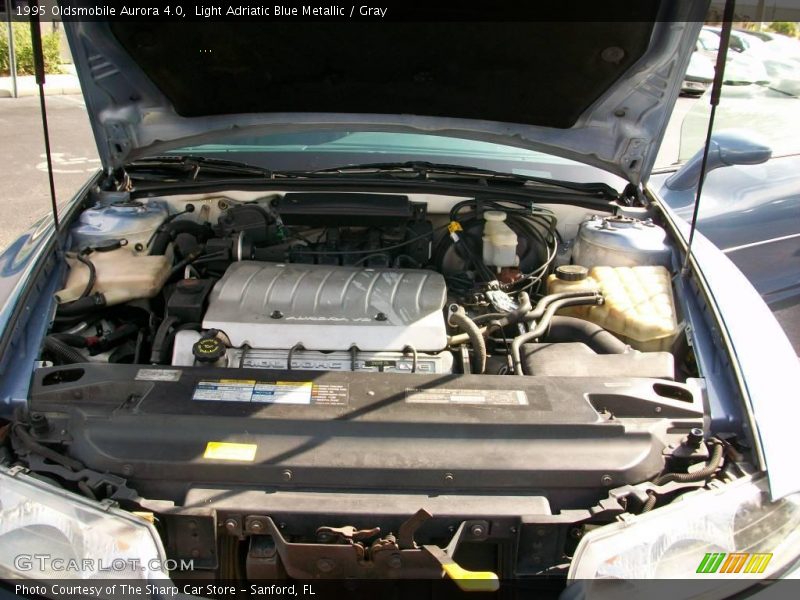 Light Adriatic Blue Metallic / Gray 1995 Oldsmobile Aurora 4.0