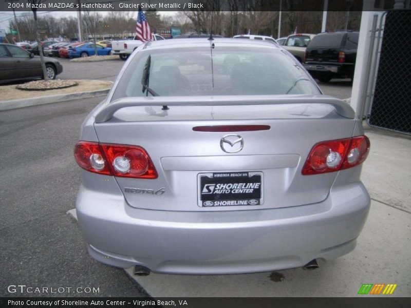 Glacier Silver Metallic / Black 2004 Mazda MAZDA6 s Hatchback