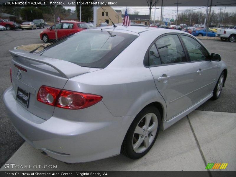 Glacier Silver Metallic / Black 2004 Mazda MAZDA6 s Hatchback