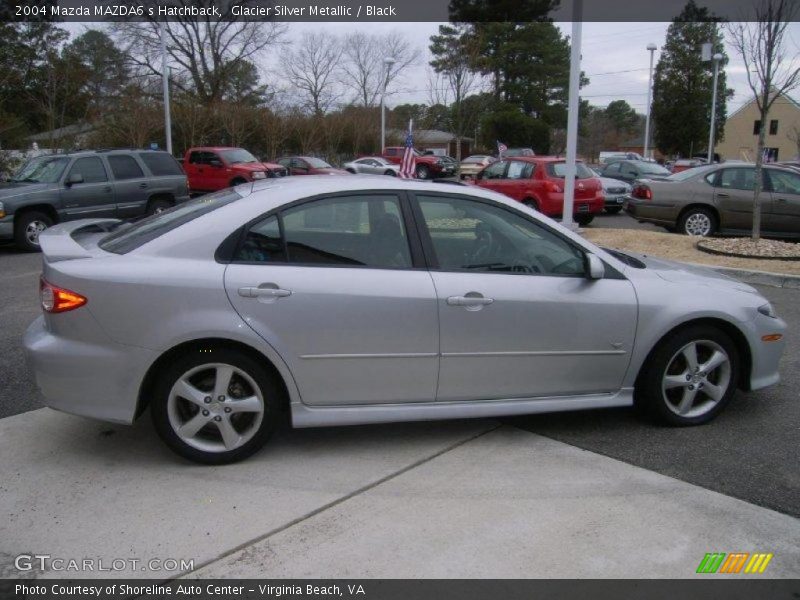 Glacier Silver Metallic / Black 2004 Mazda MAZDA6 s Hatchback