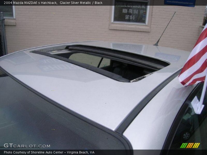 Glacier Silver Metallic / Black 2004 Mazda MAZDA6 s Hatchback