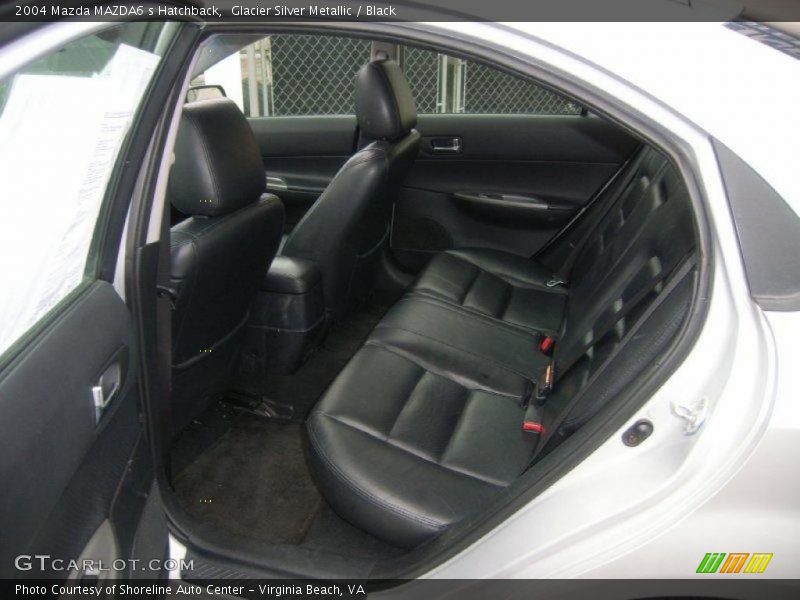 Glacier Silver Metallic / Black 2004 Mazda MAZDA6 s Hatchback