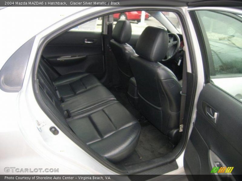 Glacier Silver Metallic / Black 2004 Mazda MAZDA6 s Hatchback