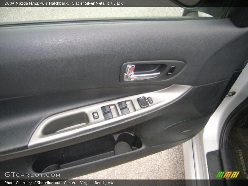 Glacier Silver Metallic / Black 2004 Mazda MAZDA6 s Hatchback