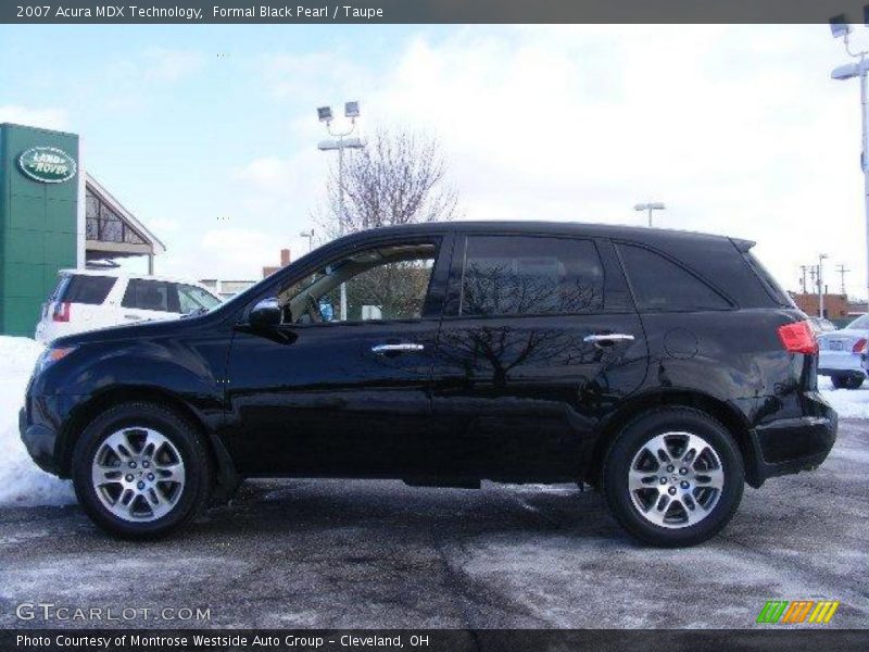 Formal Black Pearl / Taupe 2007 Acura MDX Technology