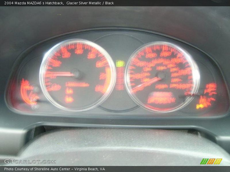 Glacier Silver Metallic / Black 2004 Mazda MAZDA6 s Hatchback