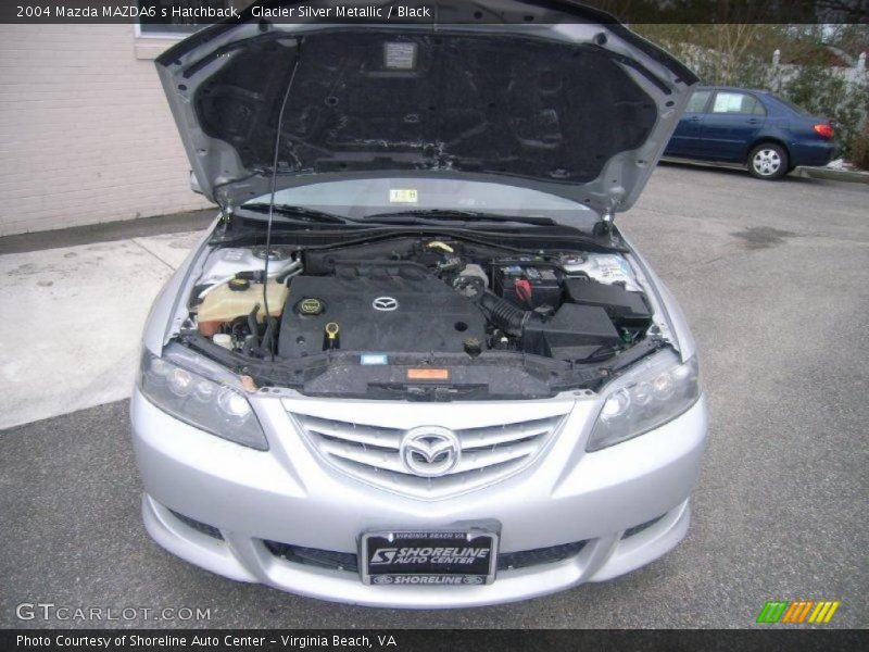 Glacier Silver Metallic / Black 2004 Mazda MAZDA6 s Hatchback