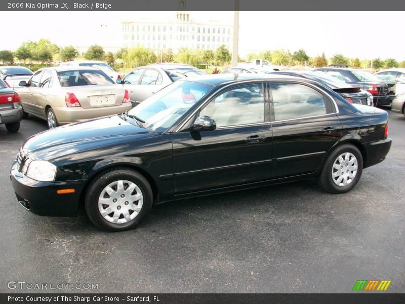 Black / Beige 2006 Kia Optima LX