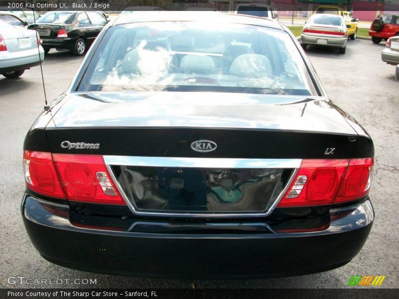 Black / Beige 2006 Kia Optima LX