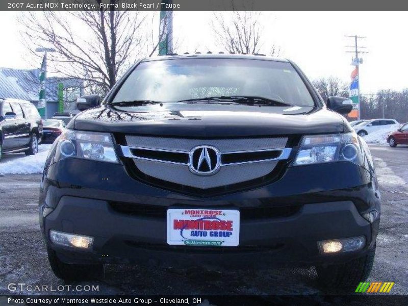 Formal Black Pearl / Taupe 2007 Acura MDX Technology
