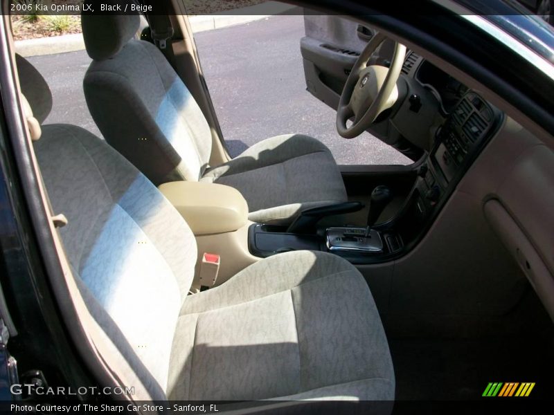 Black / Beige 2006 Kia Optima LX