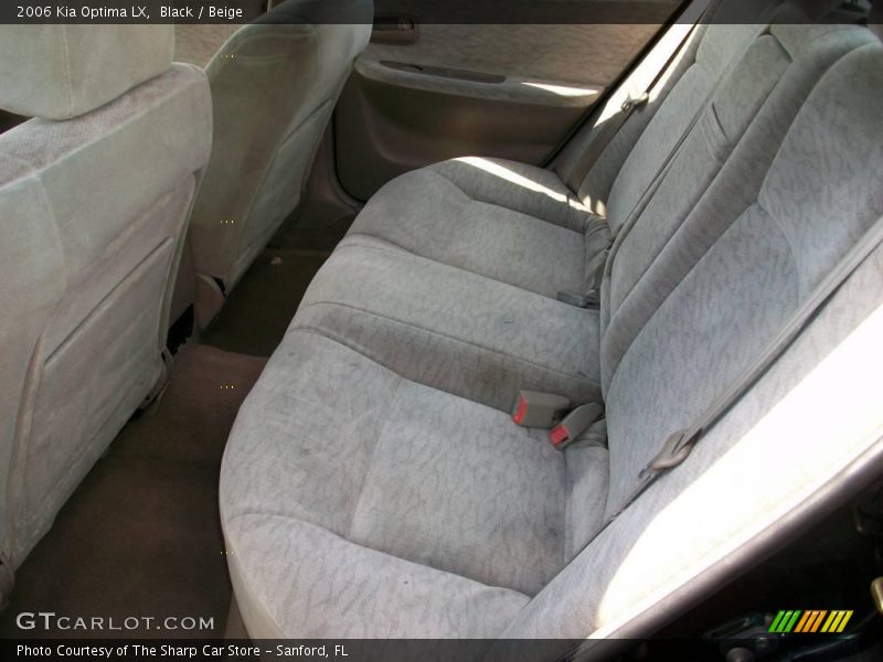 Black / Beige 2006 Kia Optima LX